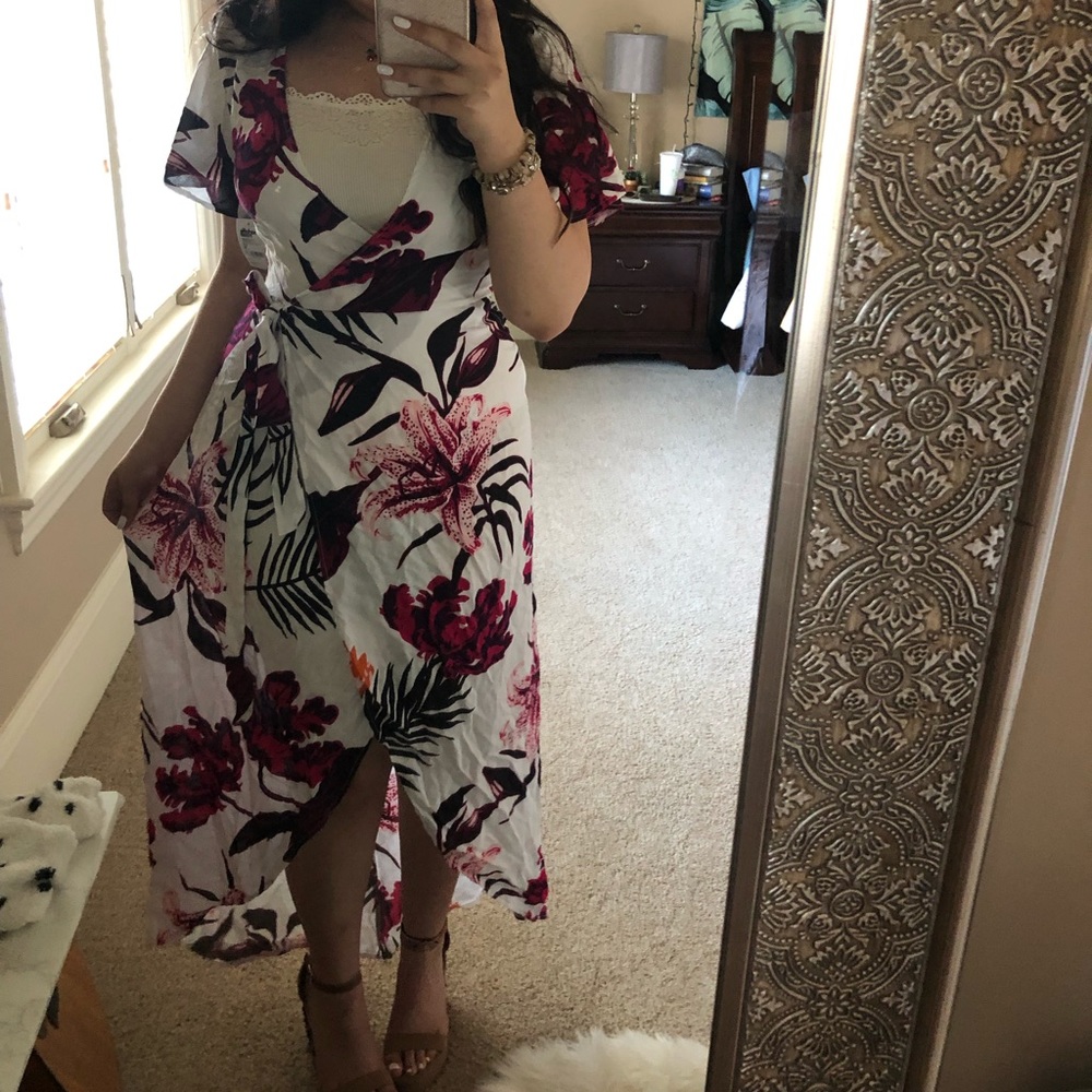 NWT charlotte ruse wrap dress